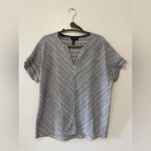 Jones New York Women's Heather Gray Blouse - S